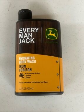 John Deere Every Man Jack Hydrating Body Wash - Iron Horizon (Yellow, Brown)